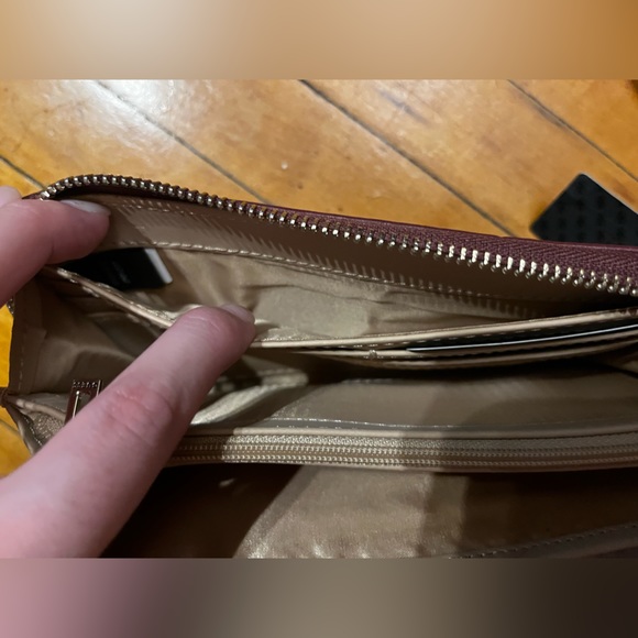 Guess | Faux-Suede And Leather Kingsley Clutch - Picture 7 of 15